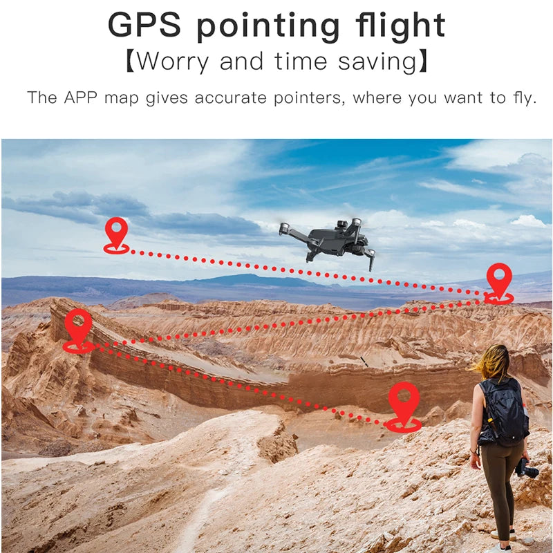 New L600 PRO MAX/PRO GPS Drone 5KM 4K Professional HD Dual Camera