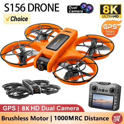 New S156 Quadcopter Aircraft Drone 8K Professional Camera Drone