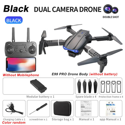 2024 E99Pro RC Drone 4K Professinal With 1080P Wide Angle