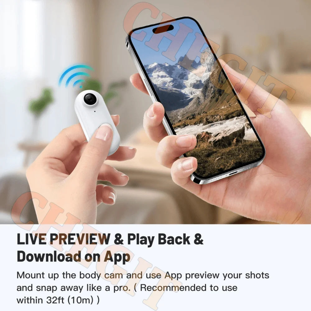 4K WiFi HD POV Magnetic Mini Action Camera Wireless