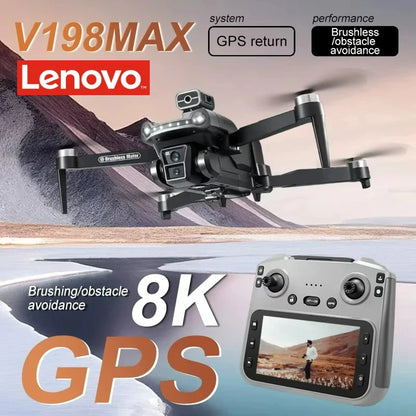 Lenovo V198MAX Drone 8K Profesional FPV Brushless