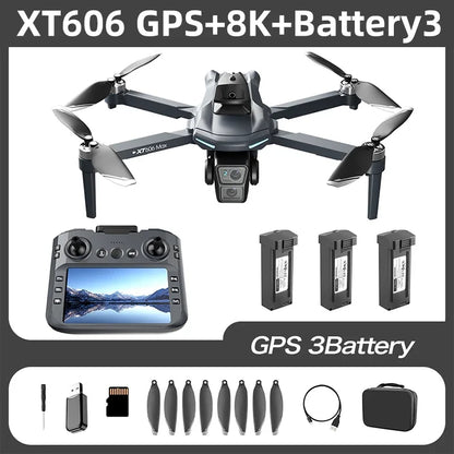 Lenovo XT606 MAX GPS Drone 4k Professional 8K HD Camera