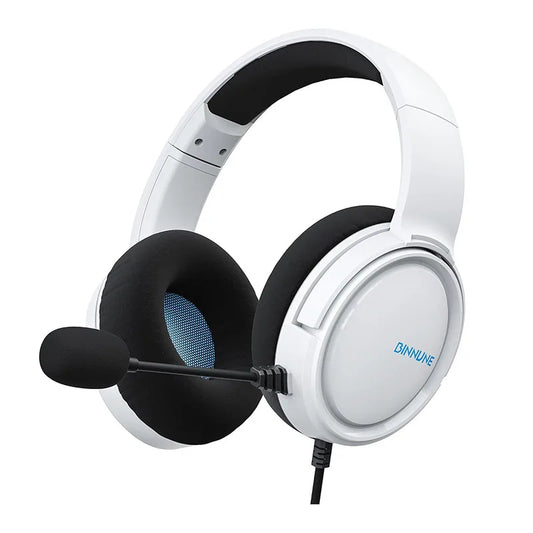 BINNUNE Gaming Headset with Mic for PS4 PS5 Xbox Series