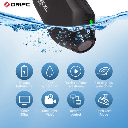 Drift Innovation Ghost XL Action Camera 1080 Full HD