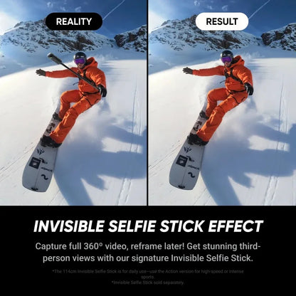 Insta360 X5 360 Action Camera 2025 New 8K 30fps Replaceable Lenses