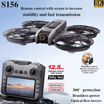 S156 Drone GPS 8K Professional HD 360° Dual Camera Screen
