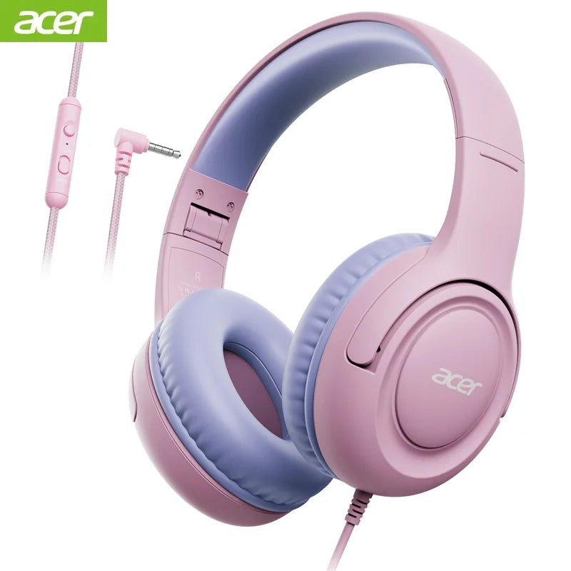 Acer HK03 Kids Wired Headphones for School 85/94dB Volume Limiter
