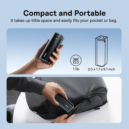 Baseus 145W Power Bank 20800mAh Dual USB A USB C PD 100W Fast Charging