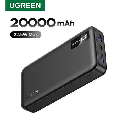 UGREEN 20000mAh PD 20W Power Bank Fast Charge Portable