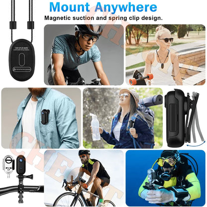 4K WiFi HD POV Magnetic Mini Action Camera Wireless
