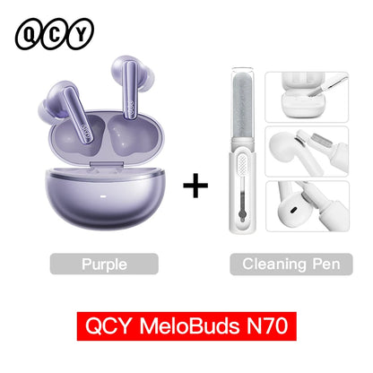 QCY MeloBuds N70 Adaptive ANC Wireless Earbuds Bluetooth