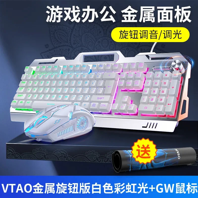 RGB Gamer Keyboard Gaming Keyboard and Mouse Headphone Gamer Kit