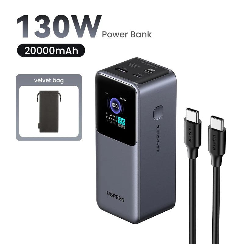 UGREEN Nexode 200W 25000mAh Power Bank Portable