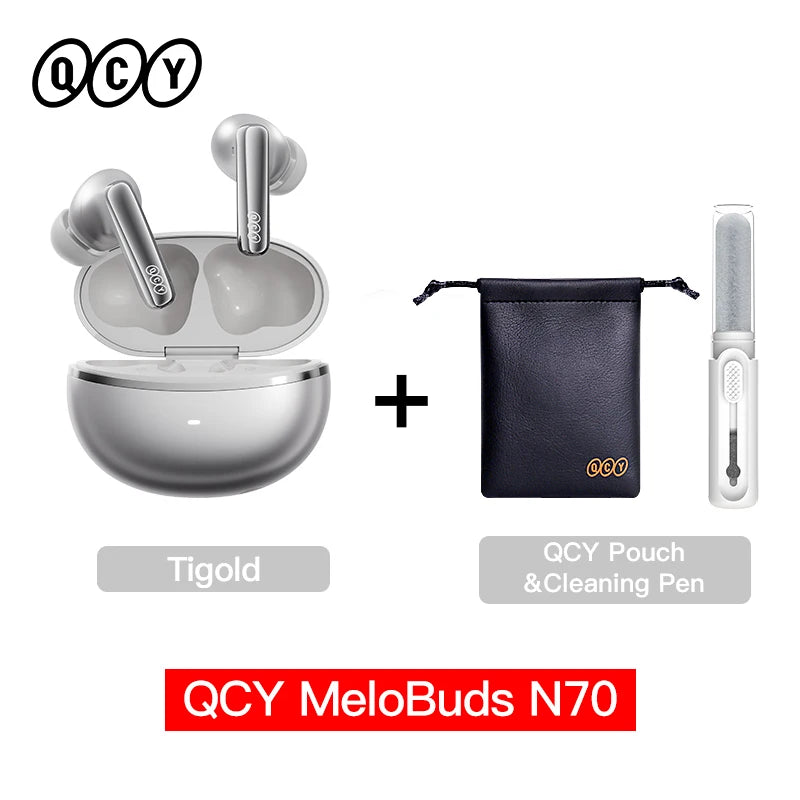 QCY MeloBuds N70 Adaptive ANC Wireless Earbuds Bluetooth