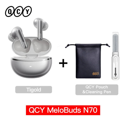 QCY MeloBuds N70 Adaptive ANC Wireless Earbuds Bluetooth