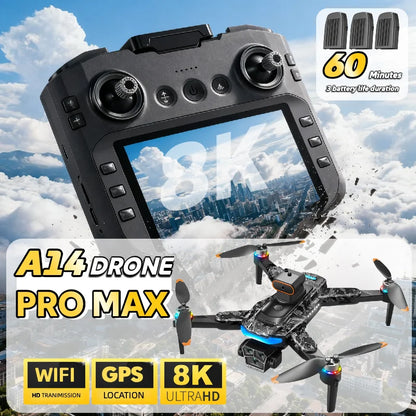For Genuine A14 Pro Max GPS Brushless 8K Three Camera Foldable