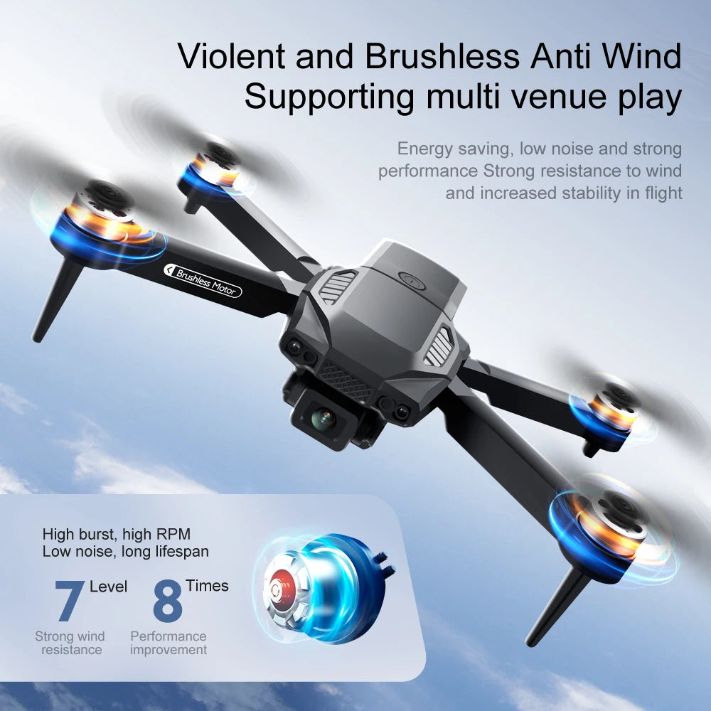 New F198 Drone Professional Dual Camera With 1080P
