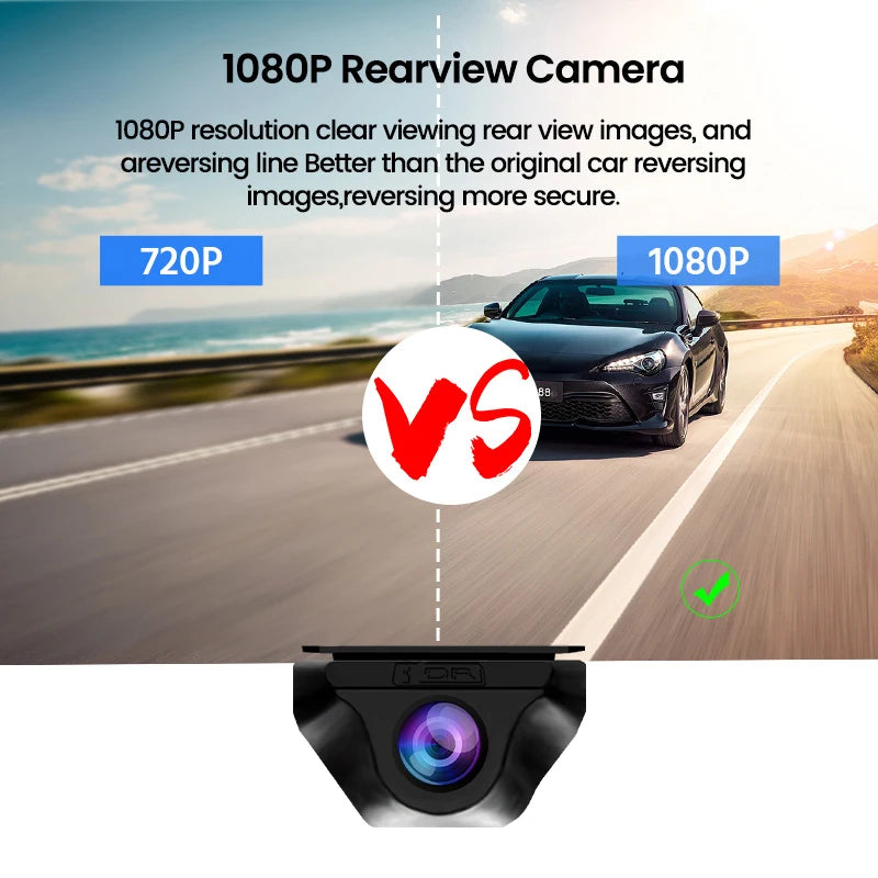 10 Inch Car DVR Car Touch Screen video Recorder Dual 1080P