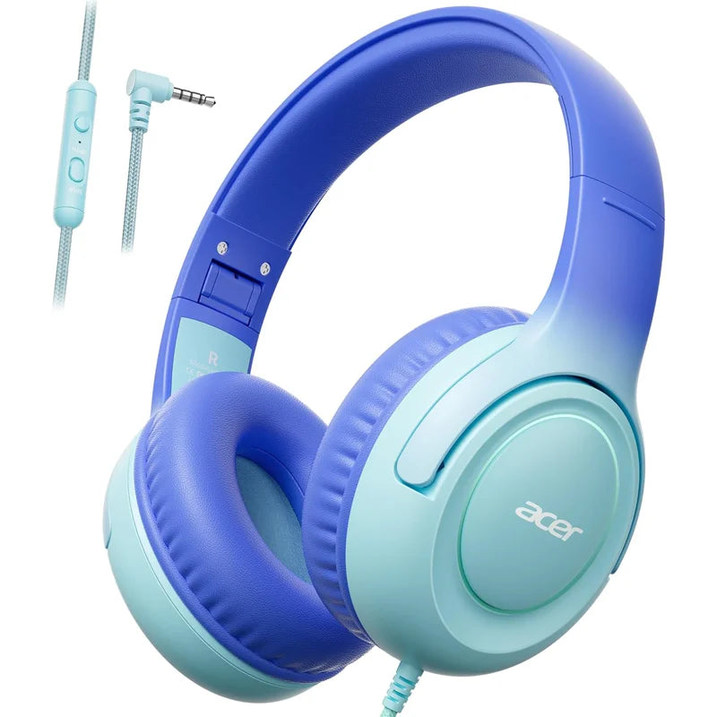 Acer HK03 Kids Wired Headphones for School 85/94dB Volume Limiter