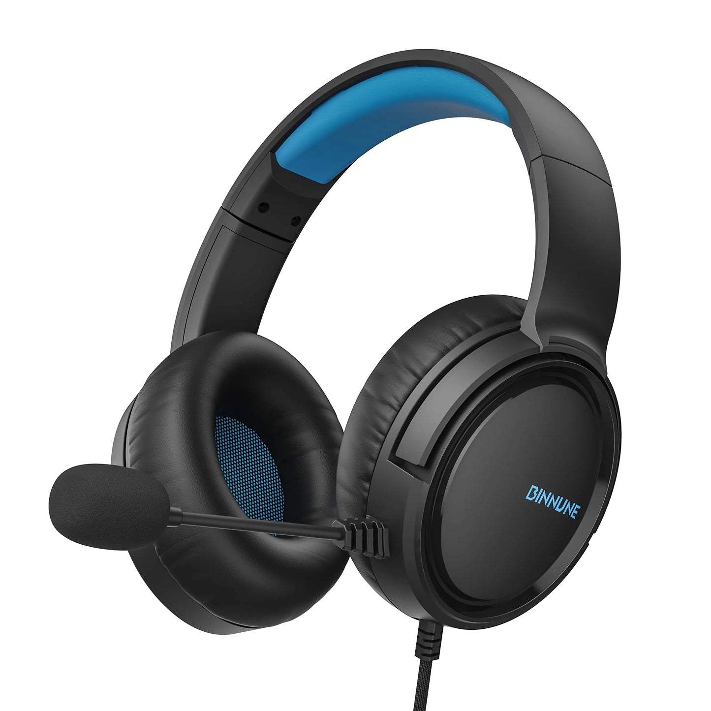 BINNUNE Gaming Headset with Mic for PS4 PS5 Xbox Series