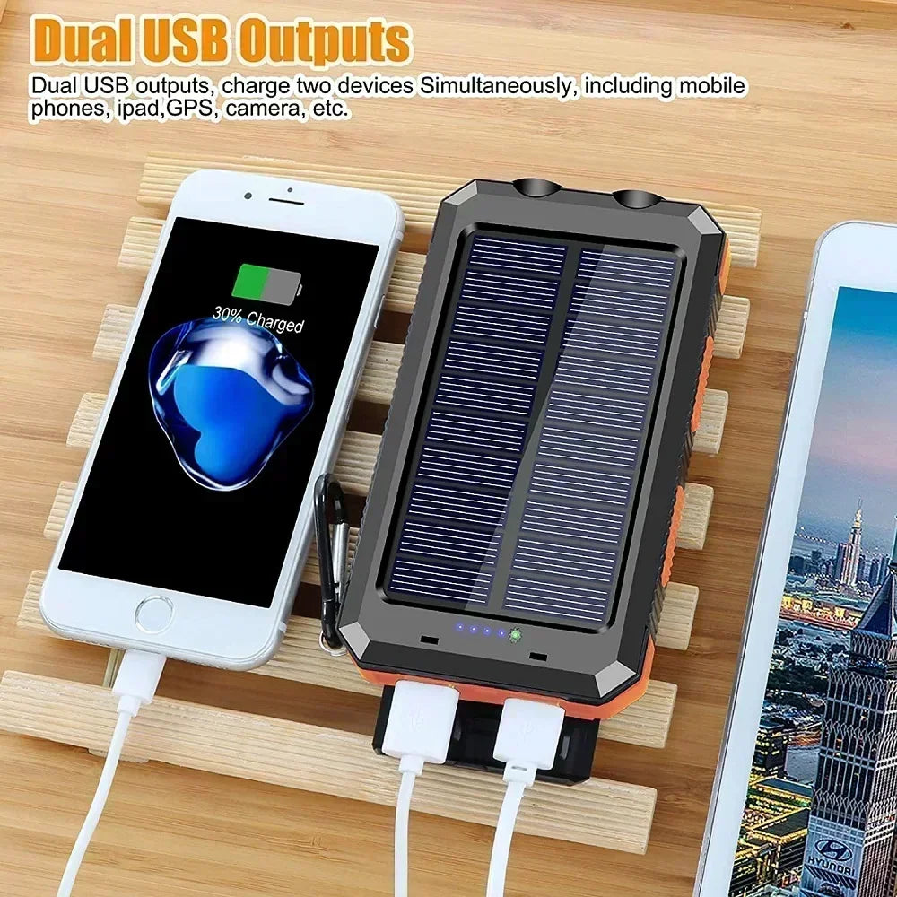 Lenovo 50000mAh Solar Power Bank Portable Charging
