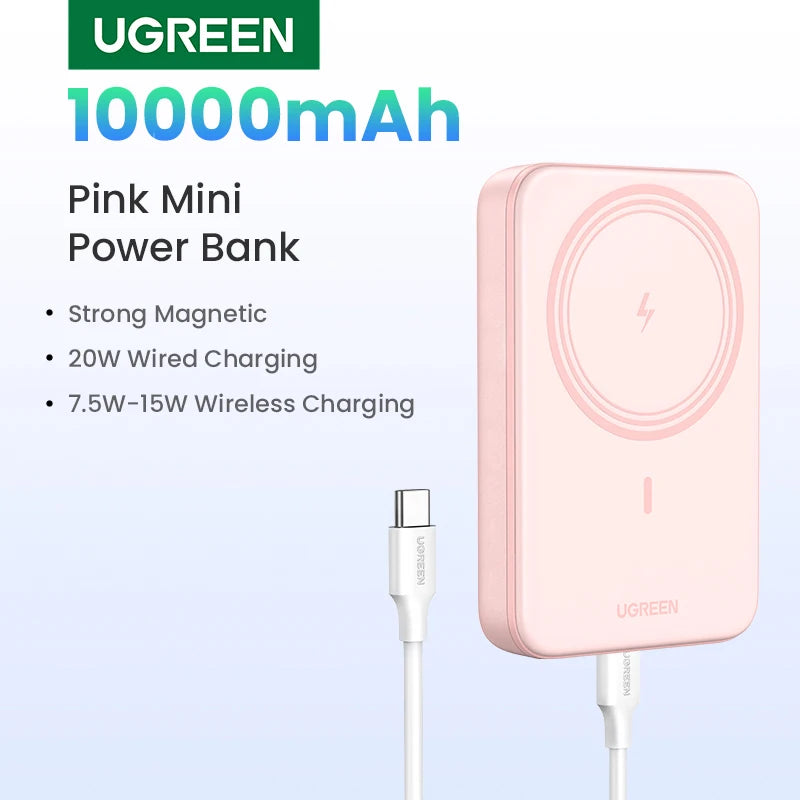 UGREEN PD20W Power Bank Magnetic 10000mAh Portable Wireless