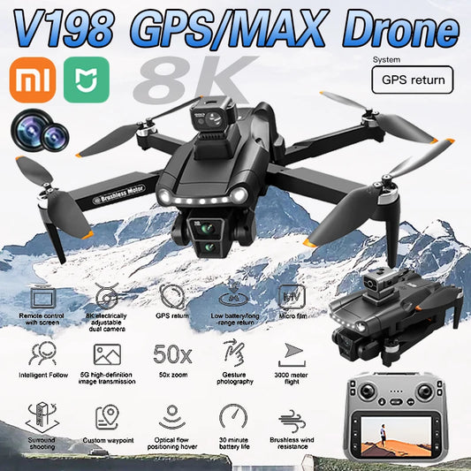Xiaomi Mijia V198 MAX GPS Drone 8K