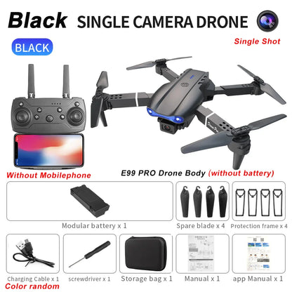 2024 E99Pro RC Drone 4K Professinal With 1080P Wide Angle