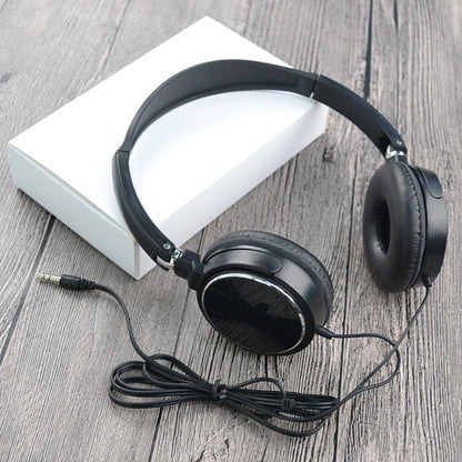 Universal Headphone Over Ear Foldable Wired Earphones HiFi Stereo Sound
