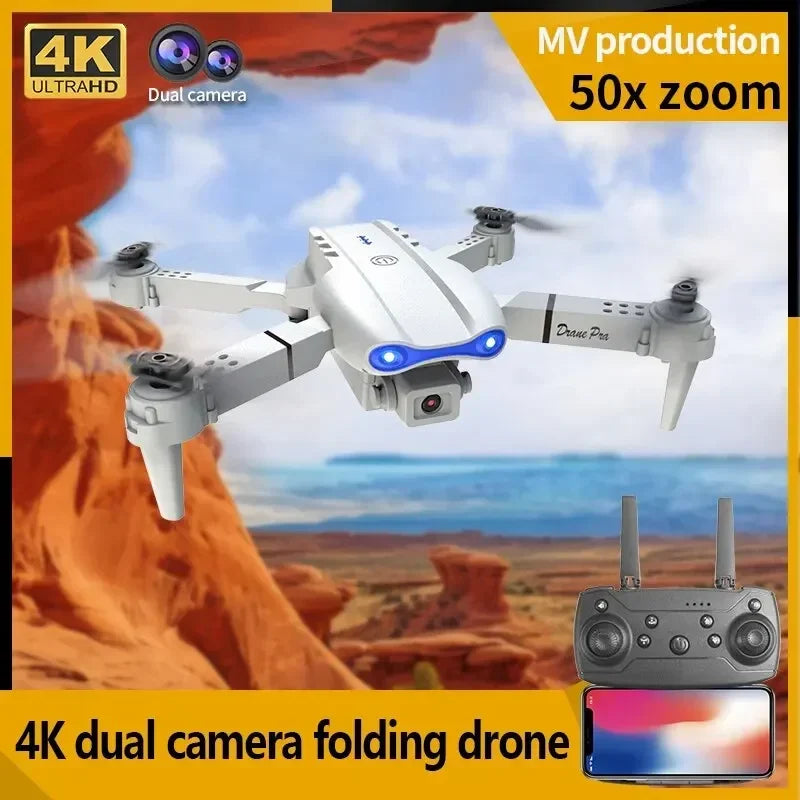 2024 E99Pro RC Drone 4K Professinal With 1080P Wide Angle