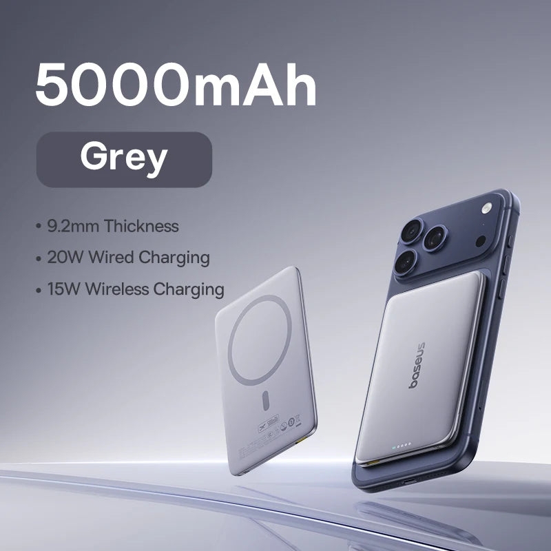 Baseus 5000mAh Magnetic Power Bank 15W Wireless
