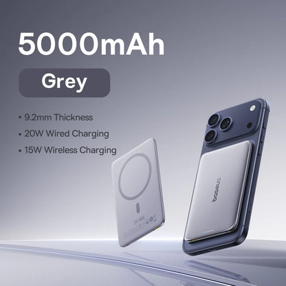 Baseus 5000mAh Magnetic Power Bank 15W Wireless