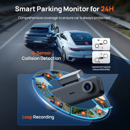70mai 4K T800E 3-Channel Dash Cam Front Rear Interior 3-in-1