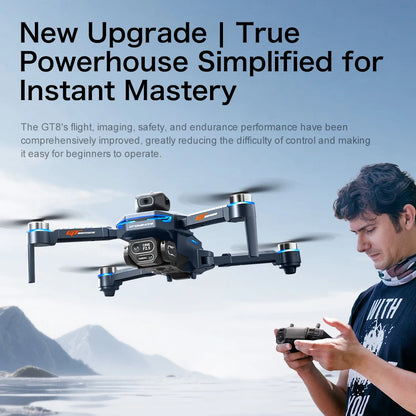 Lenovo GT8 Drone 8K Professional Dual Camera GPS FPV Brushless Motor