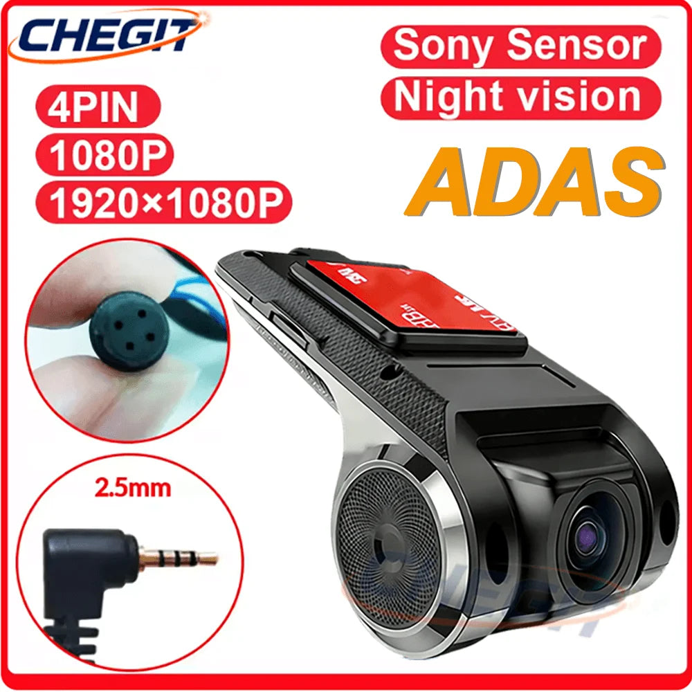 Car DVR Dash Cam Full HD 1080P Dash Cam For DVD Android Player